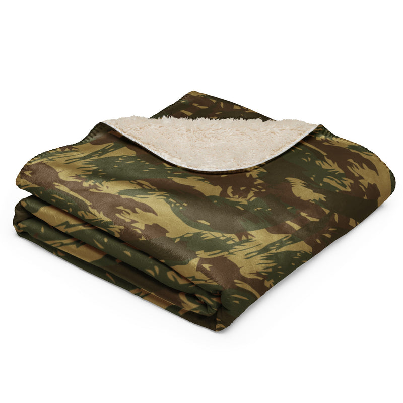Brushstroke Transkei CAMO Sherpa Blanket