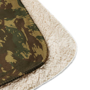 Brushstroke Transkei CAMO Sherpa Blanket