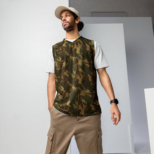 Brushstroke Transkei CAMO Unisex Basketball Jersey - 2XS