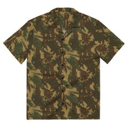 Brushstroke Transkei CAMO Unisex Short-Sleeve Button Shirt - 2XS - Button-Up