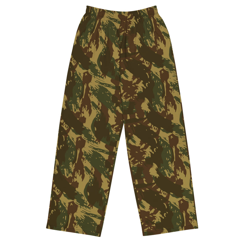 Brushstroke Transkei CAMO Unisex Wide-Leg Leisure Pants - 2XS - Pant