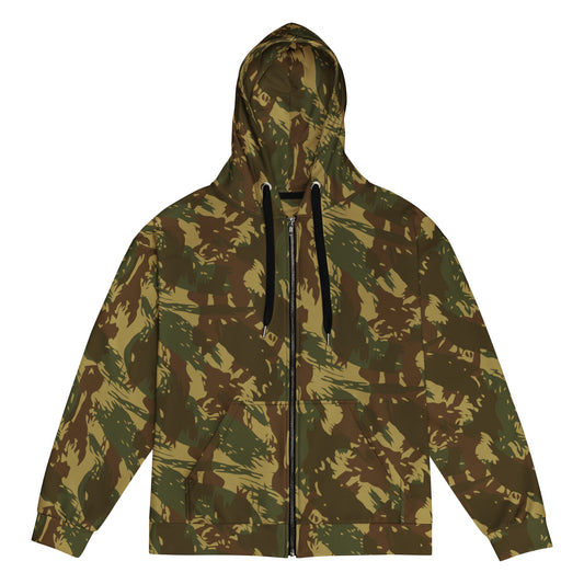 Rhodesian Brushstroke Transkei CAMO Unisex zip hoodie 2XS Zip Hoodies