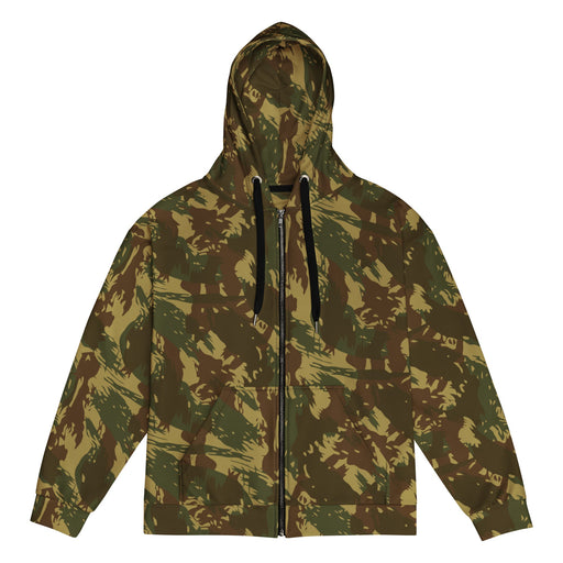 Brushstroke Transkei CAMO Unisex Zip Hoodie - 2XS