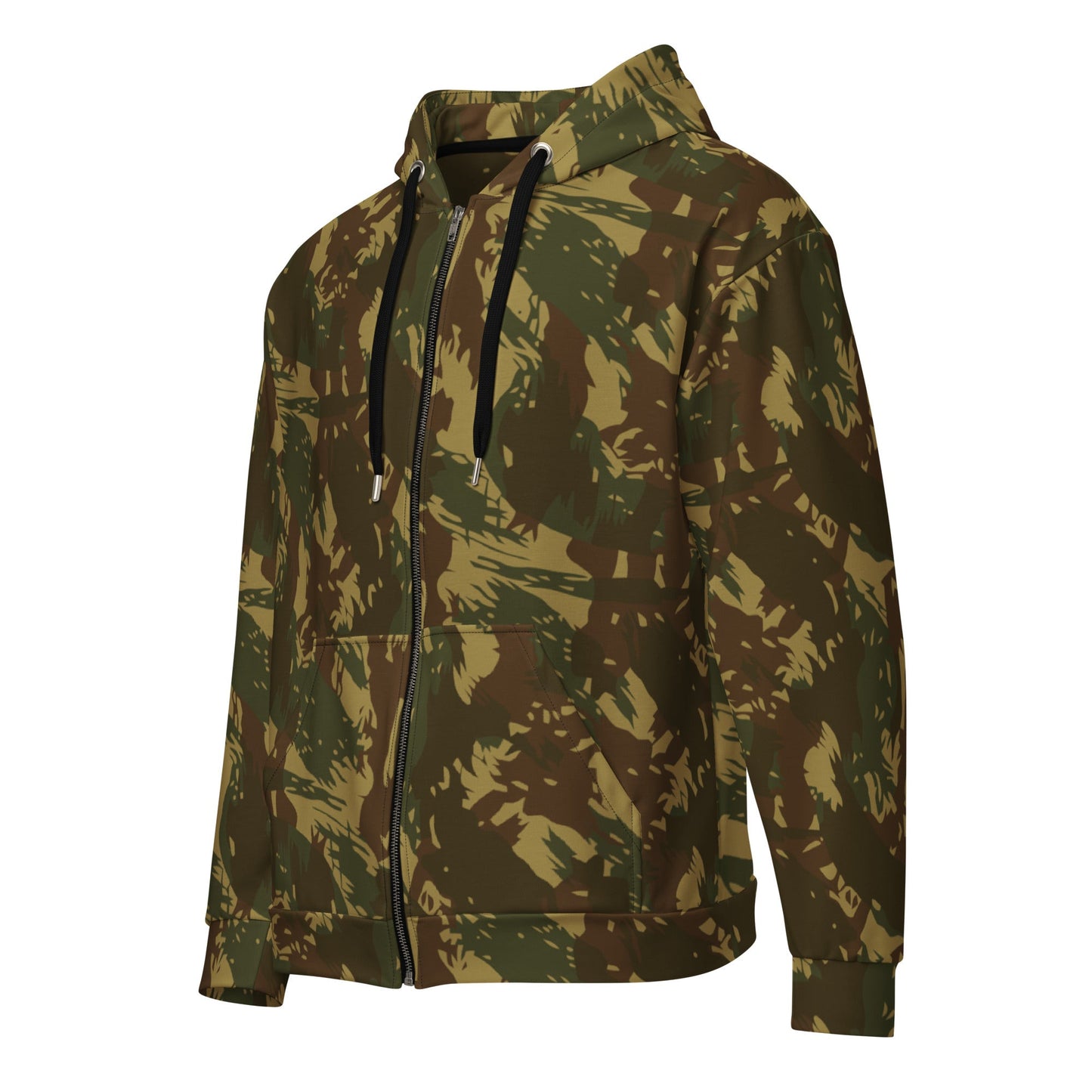 Rhodesian Brushstroke Transkei CAMO Unisex zip hoodie Zip Hoodies