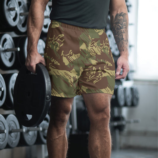 Rhodesian Brushstroke CAMO Unisex Athletic Long Shorts - XS