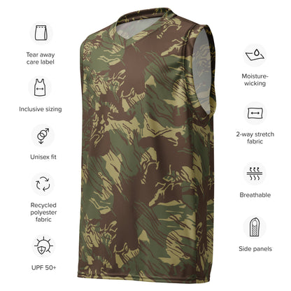 Rhodesian Brushstroke CAMO unisex basketball jersey Basketball Jerseys