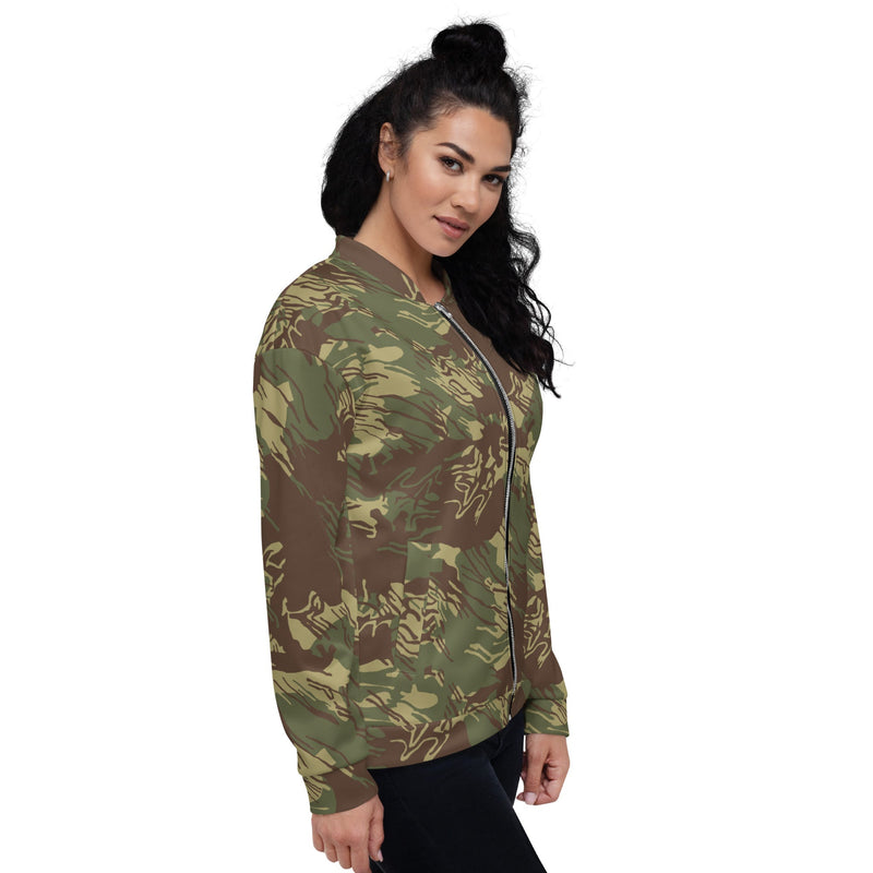 Brushstroke Rhodesian CAMO Unisex Bomber Jacket
