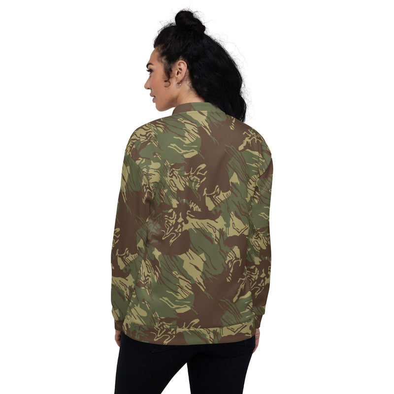 Brushstroke Rhodesian CAMO Unisex Bomber Jacket