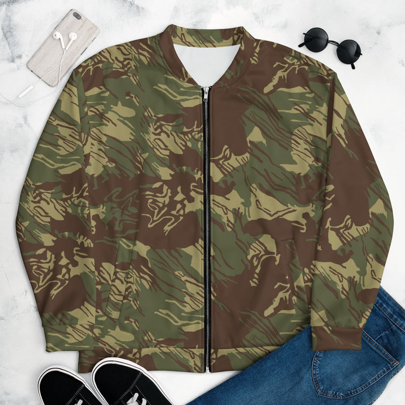 Brushstroke Rhodesian CAMO Unisex Bomber Jacket