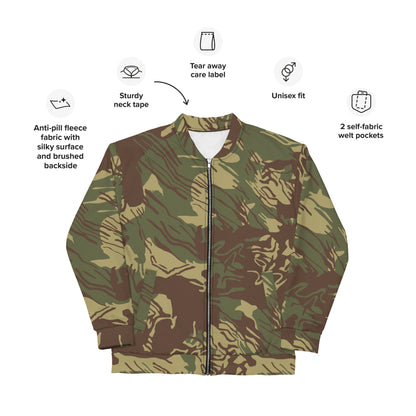 Rhodesian Brushstroke CAMO Unisex Bomber Jacket