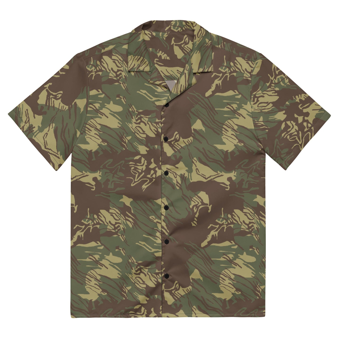 Rhodesian Brushstroke CAMO Unisex button shirt - 2XS - Button Shirts