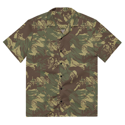 Rhodesian Brushstroke CAMO Unisex button shirt - 2XS - Button Shirts