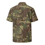 Brushstroke Rhodesian CAMO Unisex Short-Sleeve Button Shirt - Button-Up