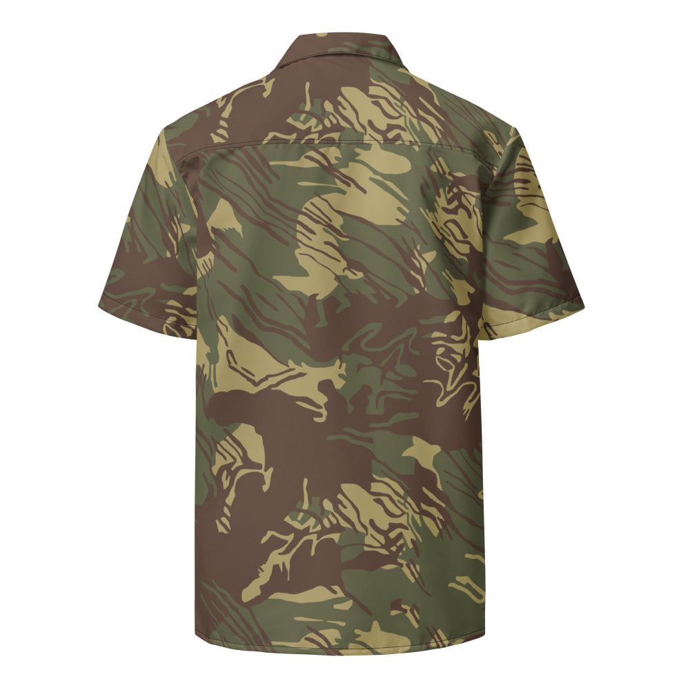 Rhodesian Brushstroke CAMO Unisex button shirt - Button Shirt