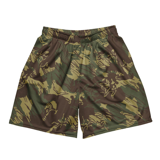 Rhodesian Brushstroke CAMO Unisex mesh shorts - 2XS - Mesh Shorts