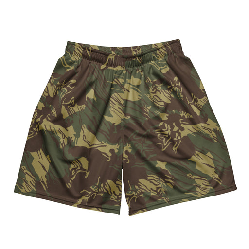 Brushstroke Rhodesian CAMO Unisex Mesh Shorts - 2XS
