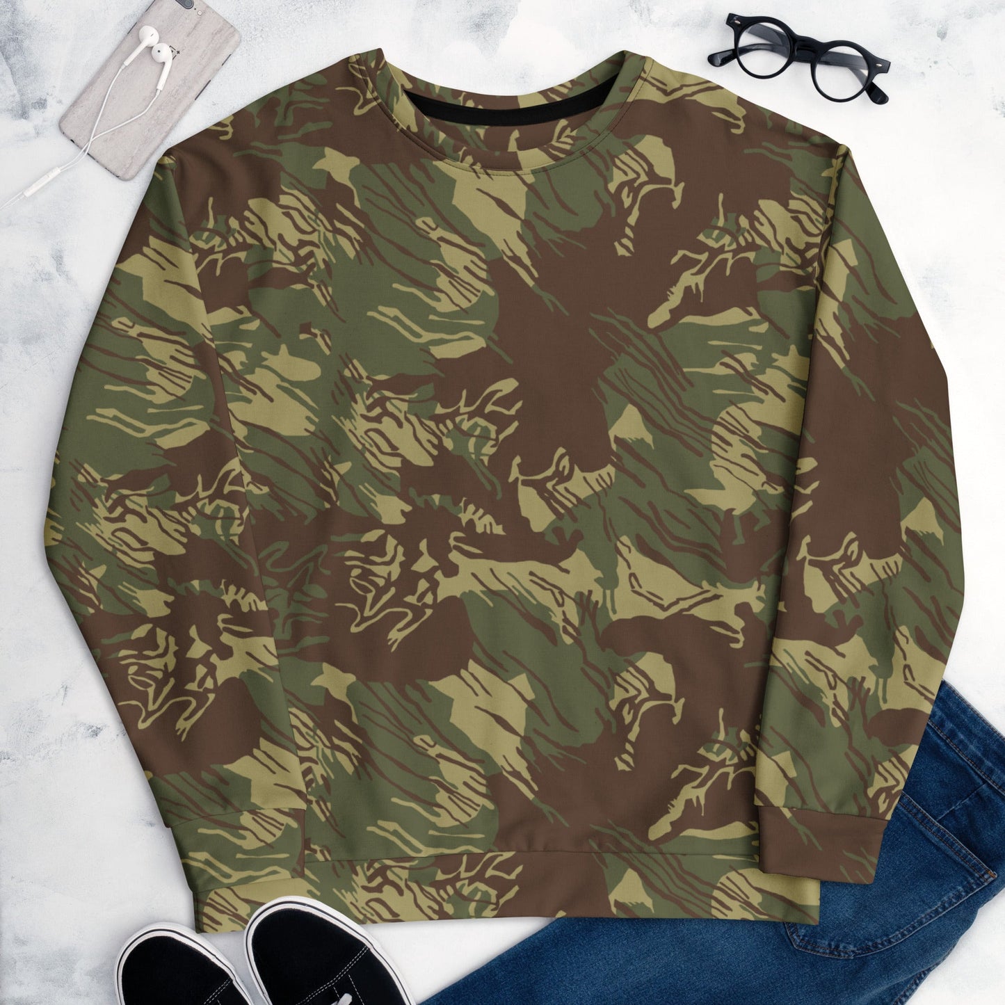 Rhodesian Brushstroke CAMO Unisex Sweatshirt - Sweatshirts