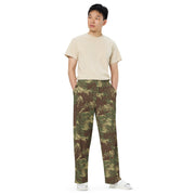 Brushstroke Rhodesian CAMO Unisex Wide-Leg Leisure Pants - Pant