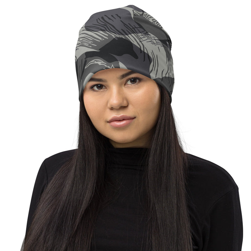 Brushstroke Urban Rhodesian CAMO Beanie - Head