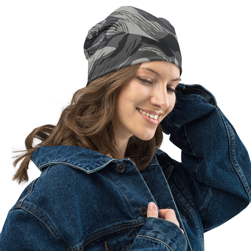 Brushstroke Urban Rhodesian CAMO Beanie - Head