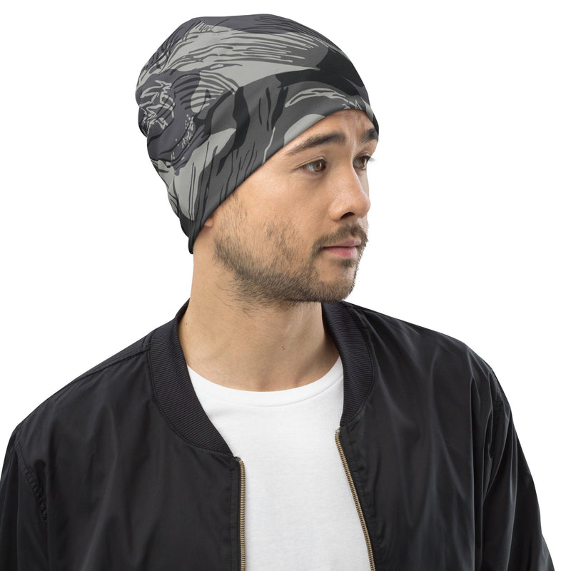Brushstroke Urban Rhodesian CAMO Beanie - Head