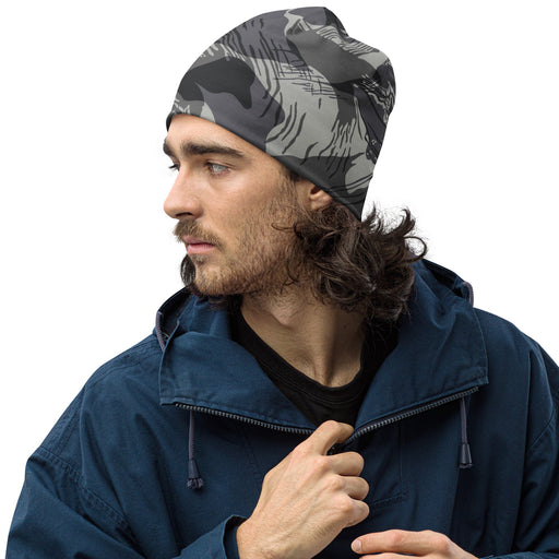 Brushstroke Urban Rhodesian CAMO Beanie - S - Head
