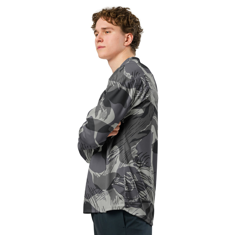 Brushstroke Urban Rhodesian CAMO Unisex Hockey Fan Jersey - 2XS