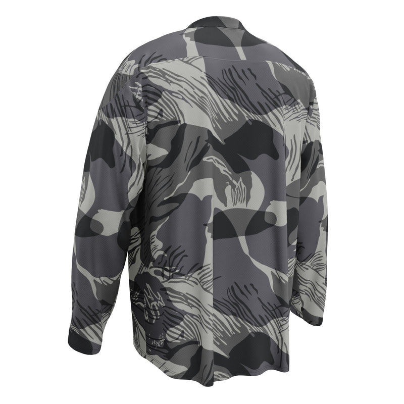 Brushstroke Urban Rhodesian CAMO Unisex Hockey Fan Jersey