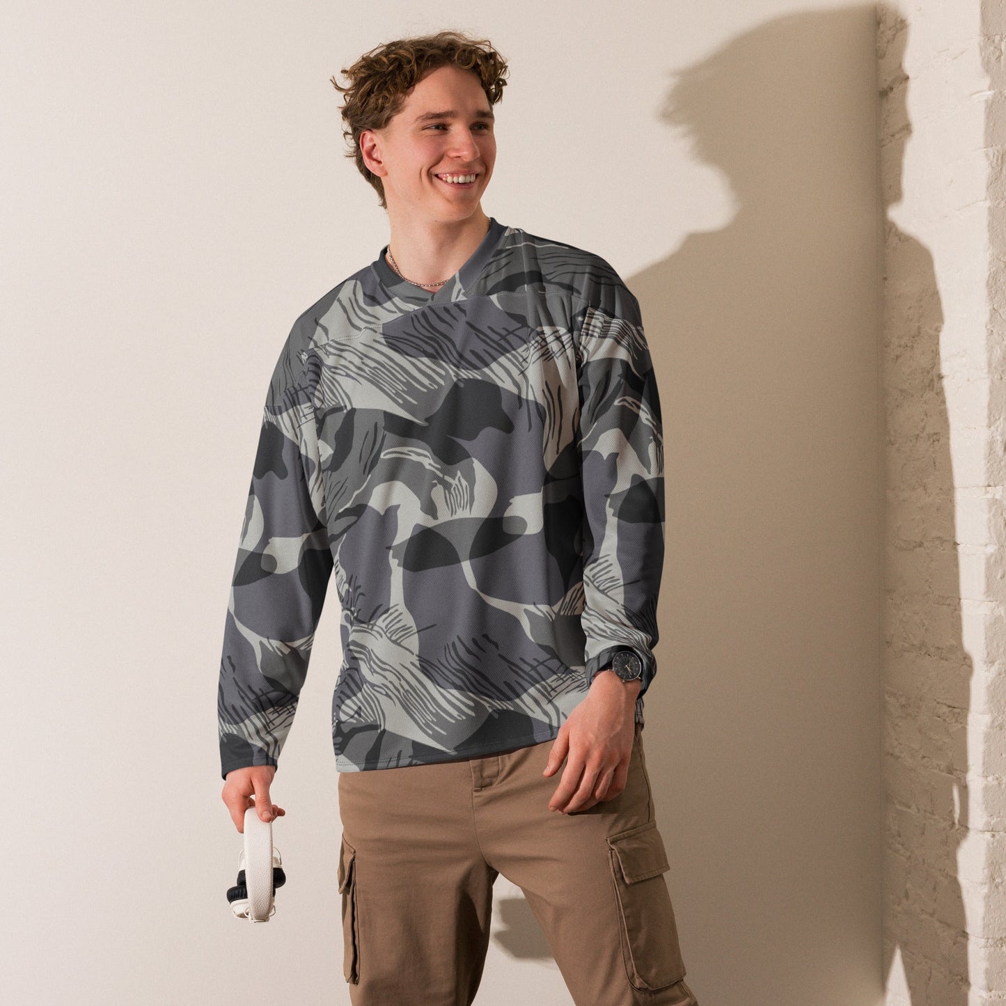 Rhodesian Brushstroke Urban CAMO hockey fan jersey - Hockey Jerseys