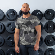 Brushstroke Urban Rhodesian CAMO Mens Athletic T-Shirt - XS - Shirt