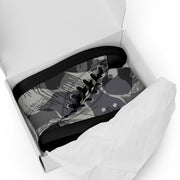 Brushstroke Urban Rhodesian CAMO Mens High-Top Canvas Shoes