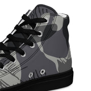 Brushstroke Urban Rhodesian CAMO Mens High-Top Canvas Shoes