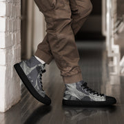 Brushstroke Urban Rhodesian CAMO Mens High-Top Canvas Shoes