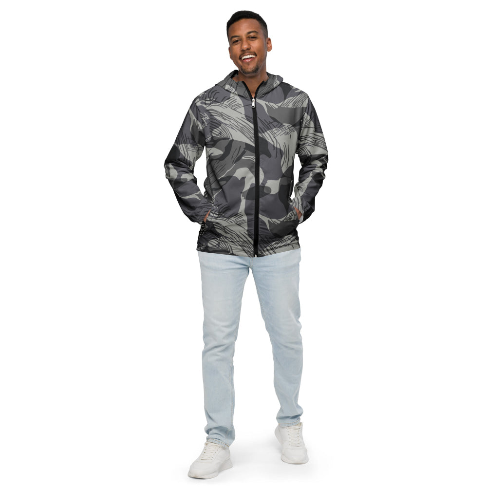 Rhodesian Brushstroke Urban CAMO Men’s windbreaker - Mens Windbreaker