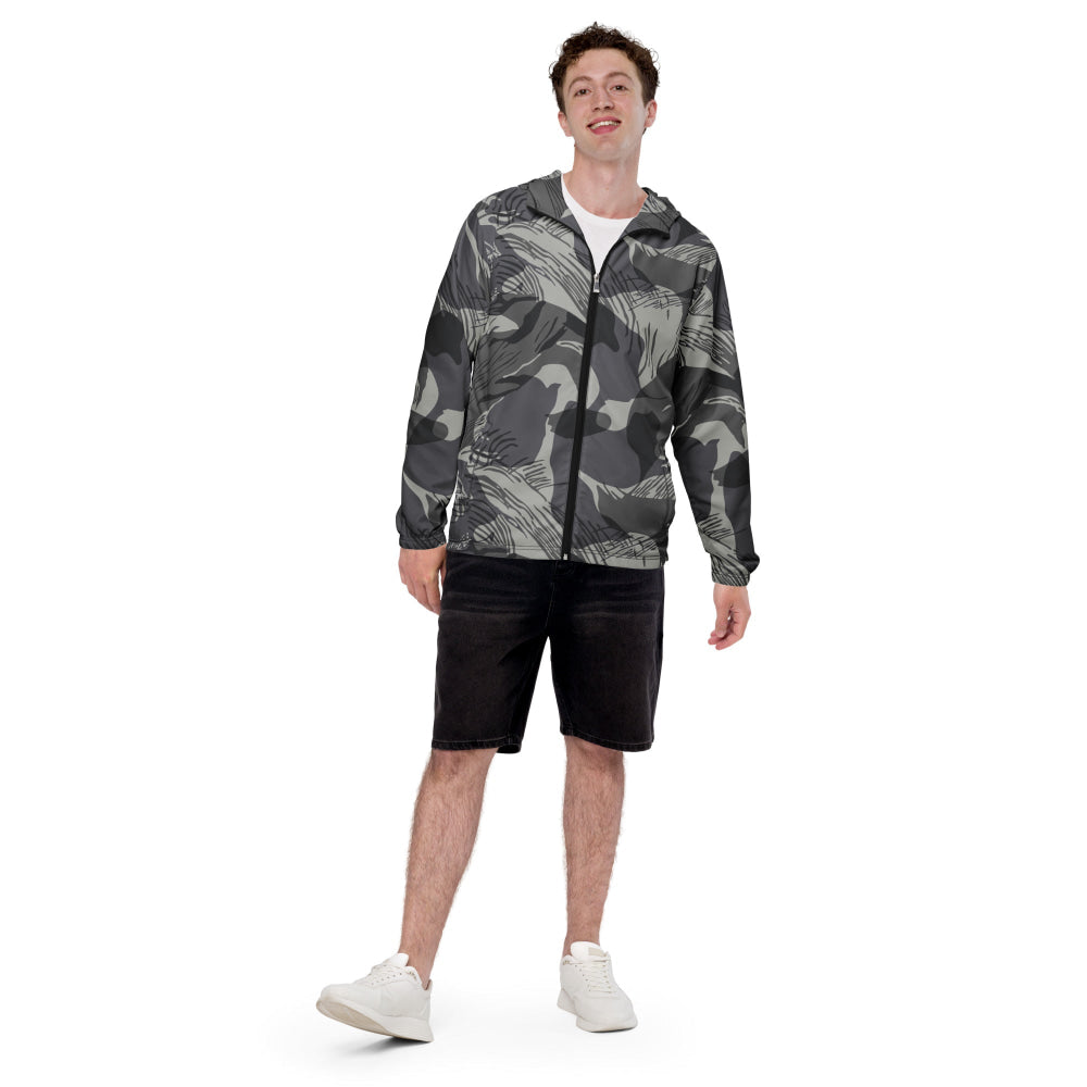 Rhodesian Brushstroke Urban CAMO Men’s windbreaker - Mens Windbreaker