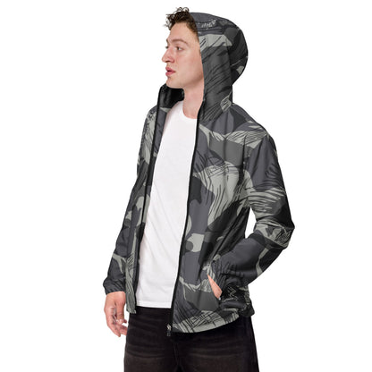 Rhodesian Brushstroke Urban CAMO Men’s windbreaker - XS - Mens Windbreaker