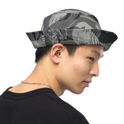 Brushstroke Urban Rhodesian CAMO Reversible Bucket Hat - Head