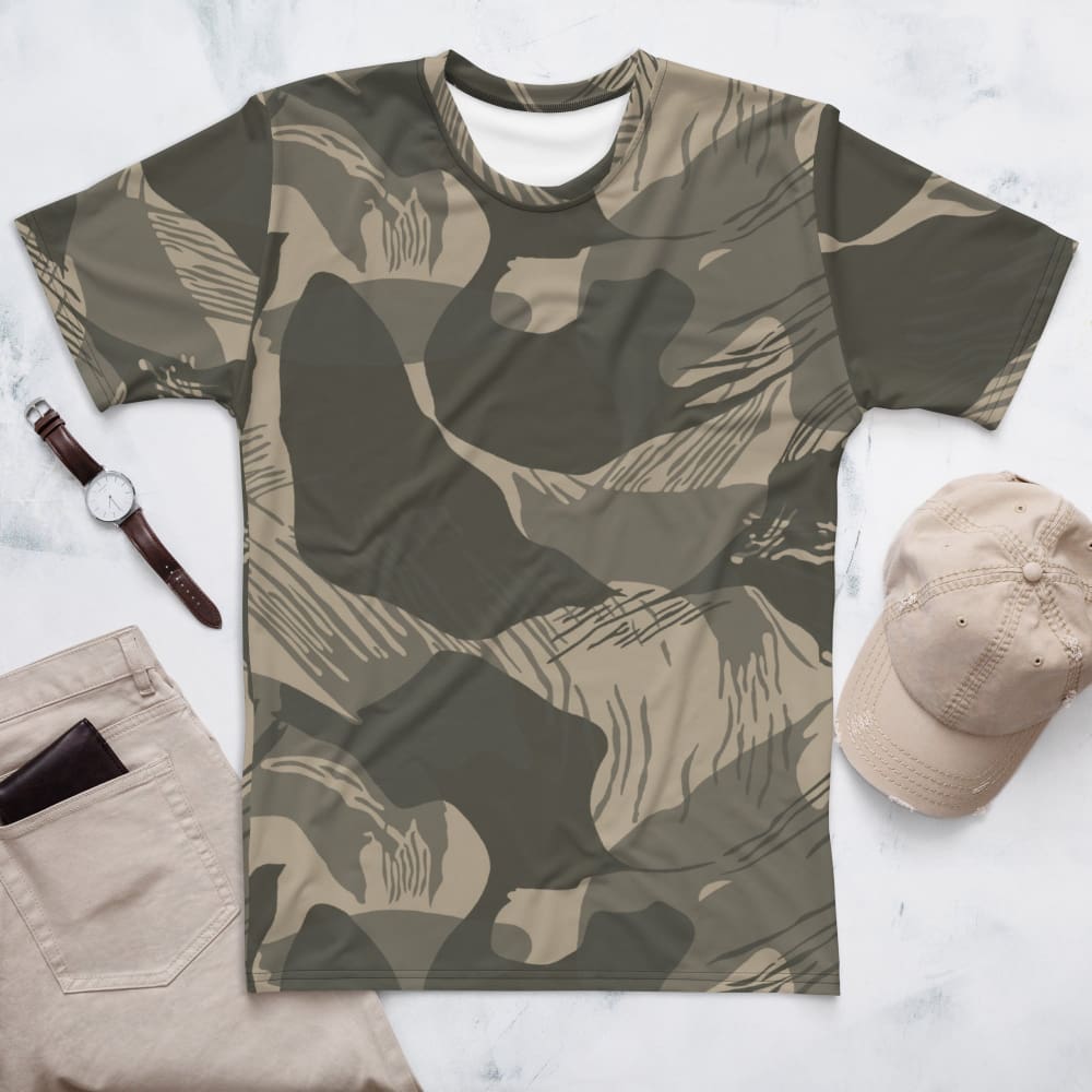 Rhodesian Brushstroke Urban Rubble CAMO Men’s t - shirt - XS Mens