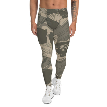 Rhodesian Brushstroke Urban Rubble CAMO Men’s Leggings - XS - Mens