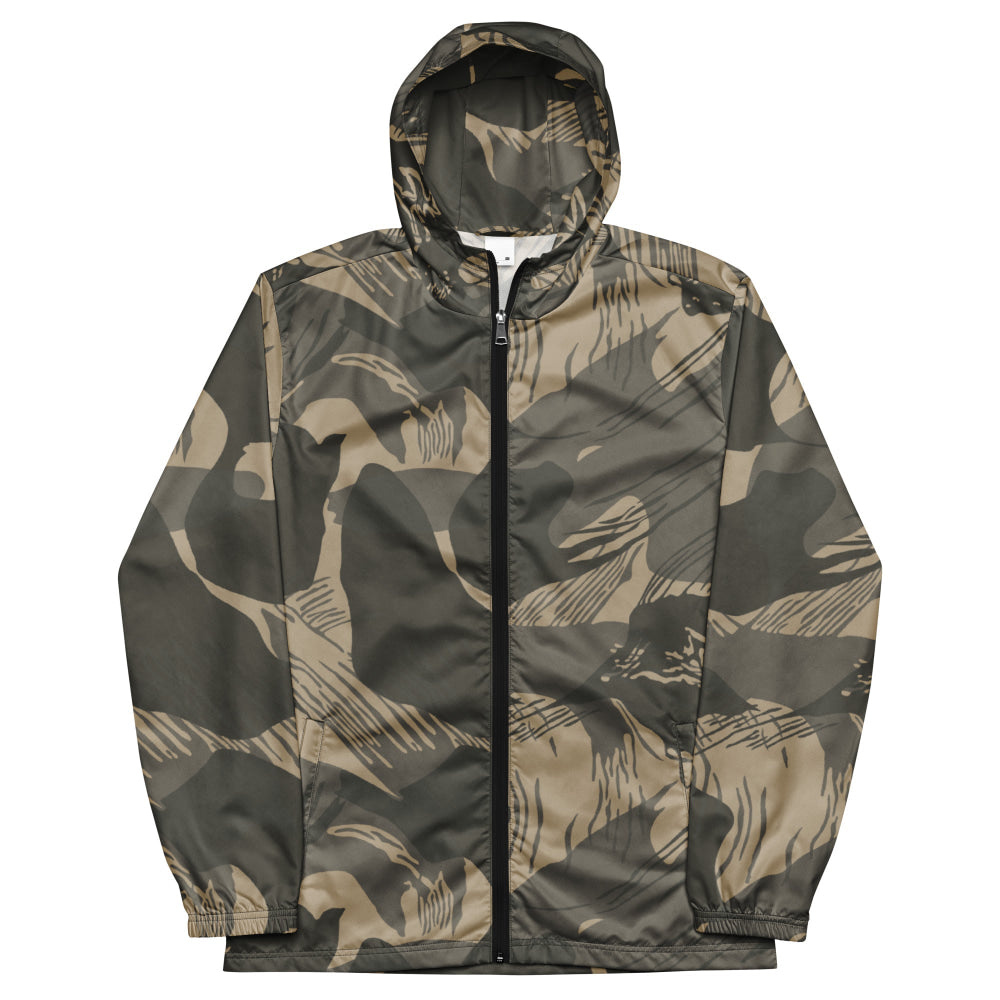 Rhodesian Brushstroke Urban Rubble CAMO Men’s windbreaker - Mens Windbreaker