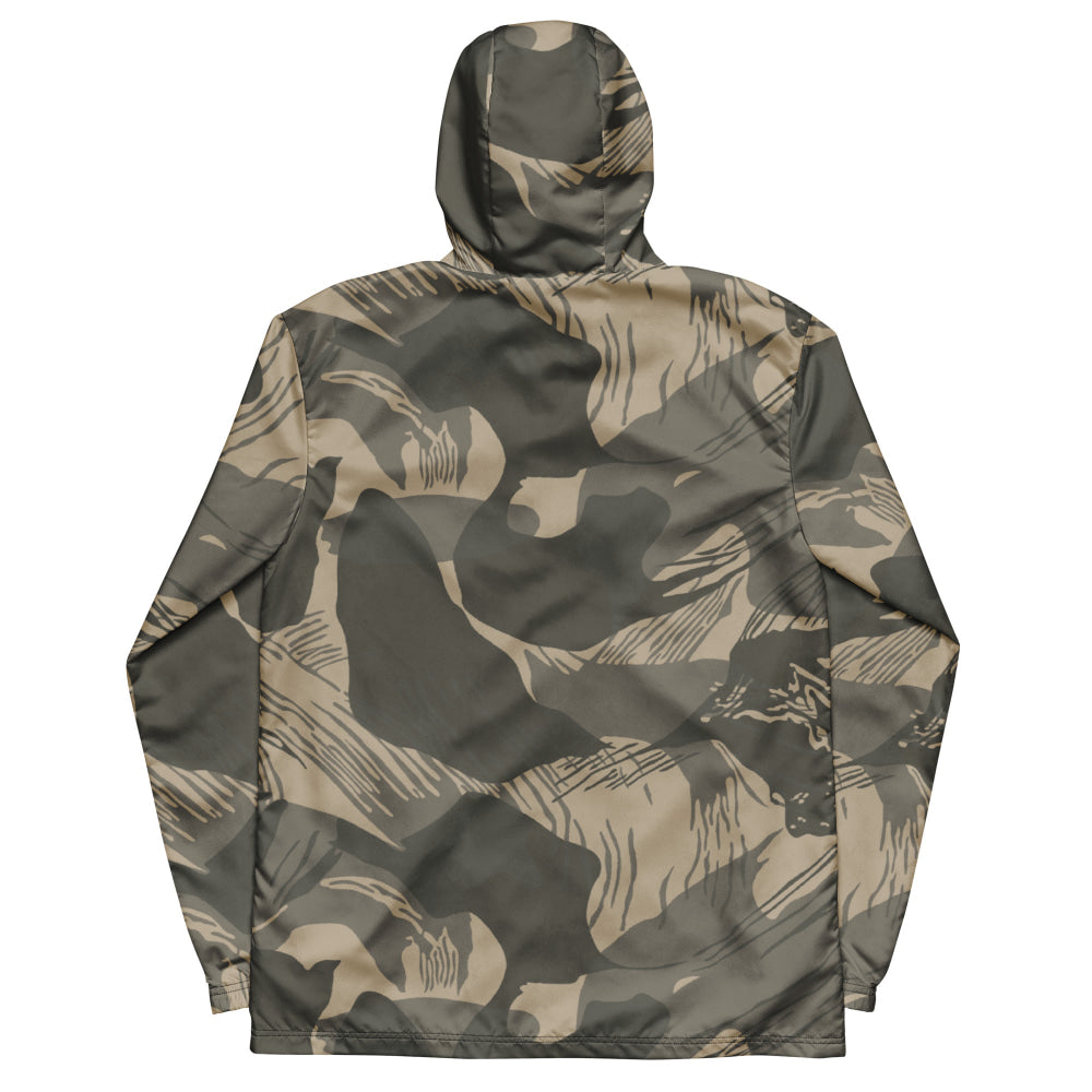 Rhodesian Brushstroke Urban Rubble CAMO Men’s windbreaker - Mens Windbreaker