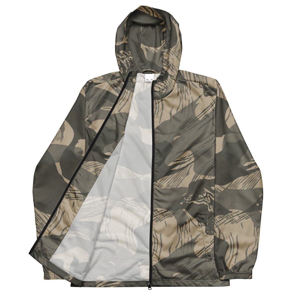 Rhodesian Brushstroke Urban Rubble CAMO Men’s windbreaker - Mens Windbreaker