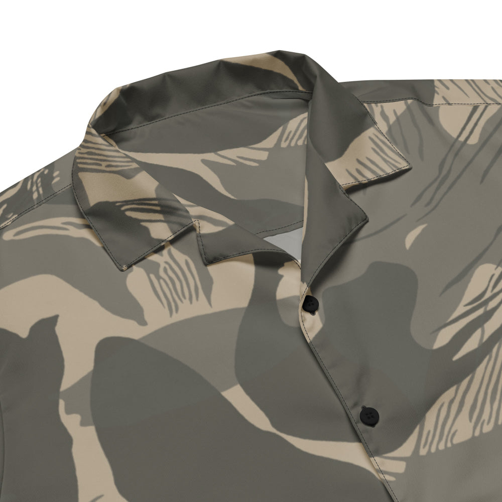 Rhodesian Brushstroke Urban Rubble CAMO Unisex button shirt - Button Shirt