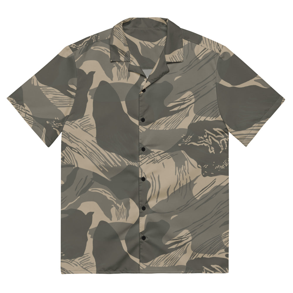 Rhodesian Brushstroke Urban Rubble CAMO Unisex button shirt - 2XS - Button Shirt