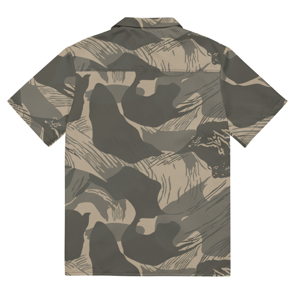 Rhodesian Brushstroke Urban Rubble CAMO Unisex button shirt - Button Shirt