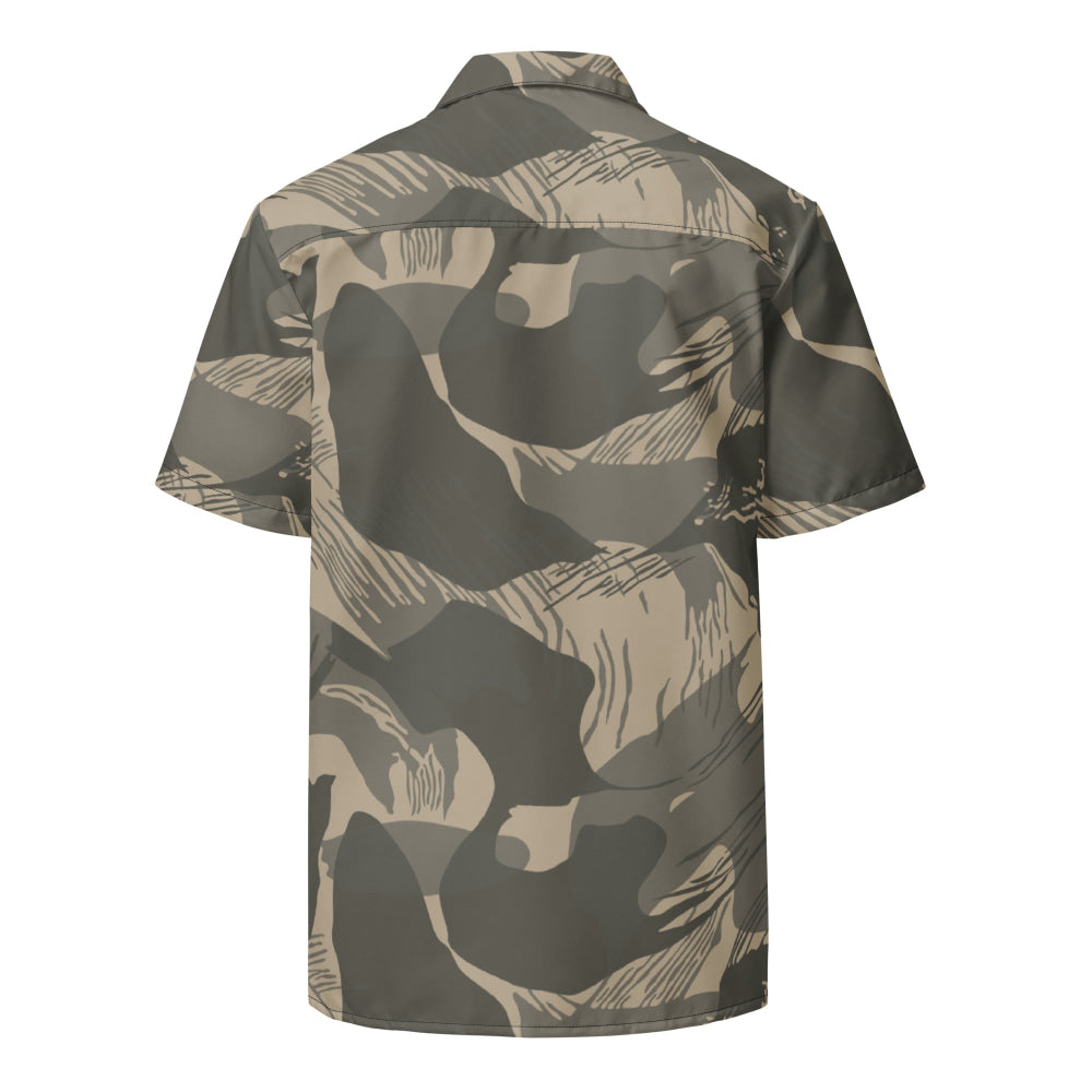 Rhodesian Brushstroke Urban Rubble CAMO Unisex button shirt - Button Shirt