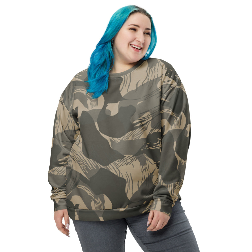 Rhodesian Brushstroke Urban Rubble CAMO Unisex Sweatshirt