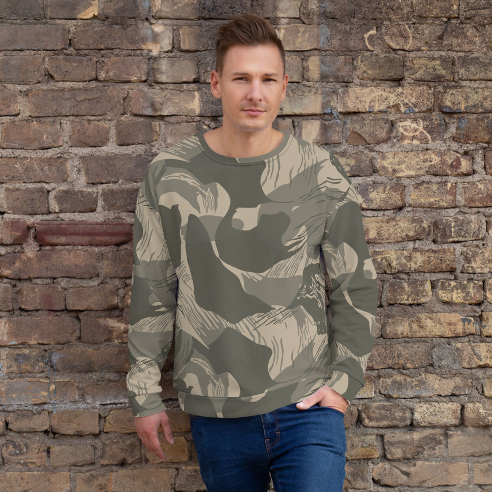 Rhodesian Brushstroke Urban Rubble CAMO Unisex Sweatshirt - XS