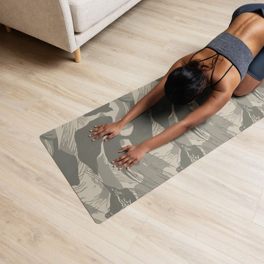 Rhodesian Brushstroke Urban Rubble CAMO Yoga mat