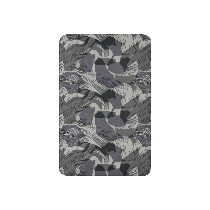 Brushstroke Urban Rhodesian CAMO Sherpa Blanket